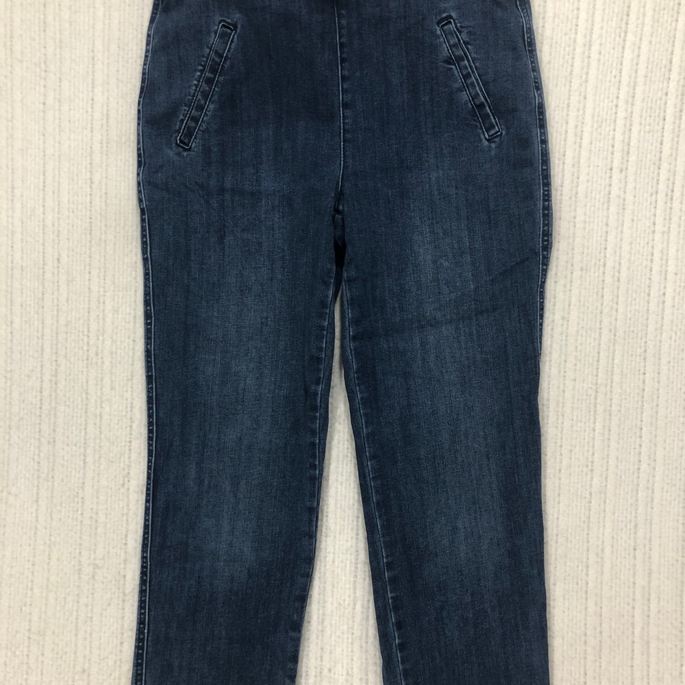 Chicos Dark‎ Wash Pull On Denim Leggings Jeggings Size 0R US 4R 570307620